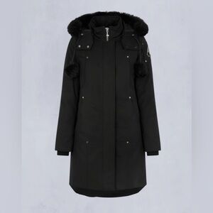 Moose Knuckles Stirling Shearling Trim Down Parka